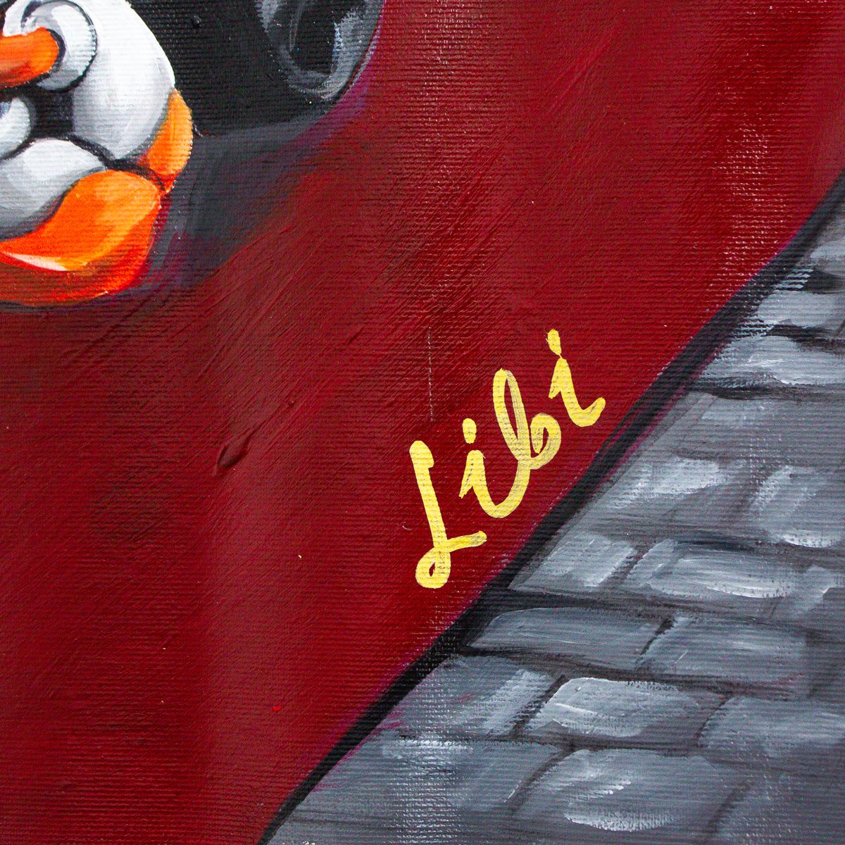 Libi- Original Acrylic on Canvas "EV"