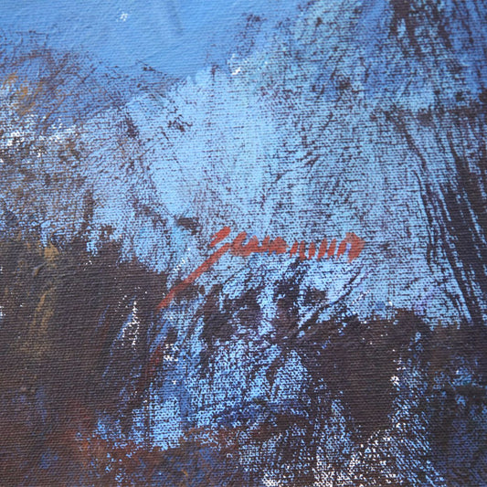 Michael Schofield- Original Oil on Canvas "Blue Ridge Winter"