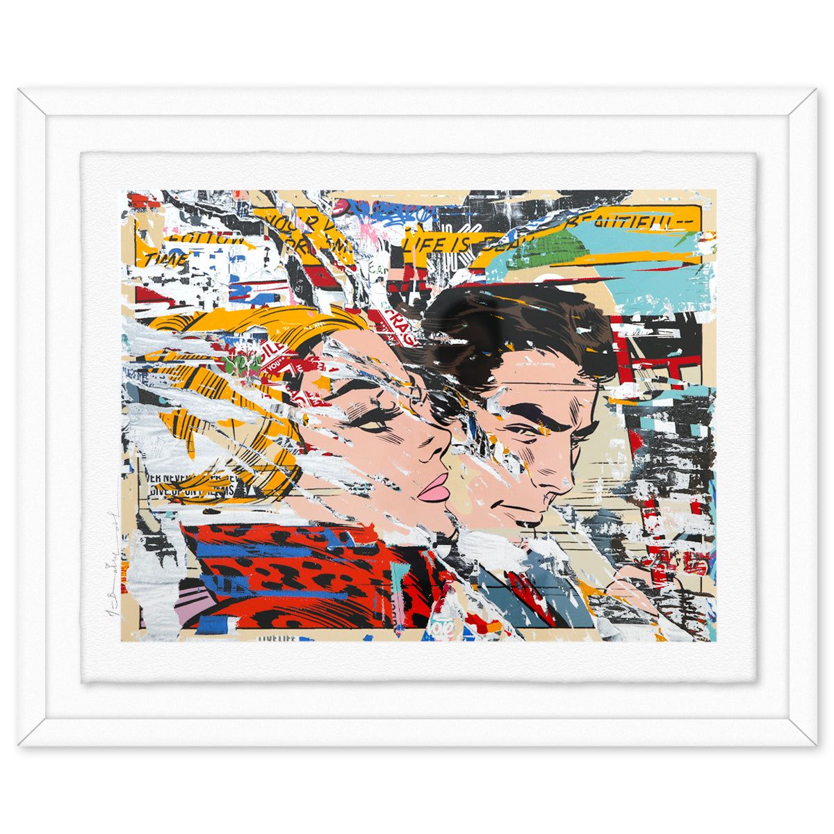 Mr. Brainwash- Silk Screen "You Drive Me Crazy"