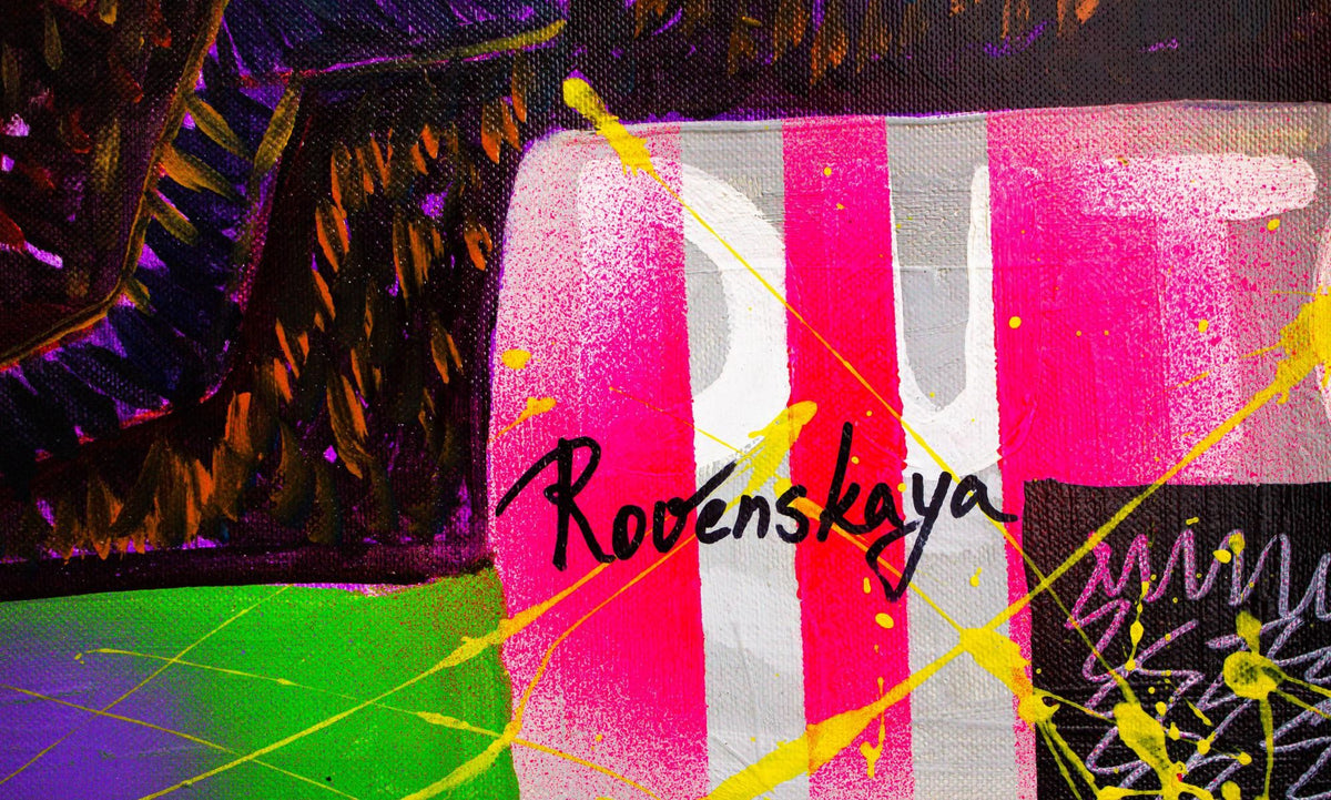 Nastya Rovenskaya- Original Oil on Canvas "Van Gogh"