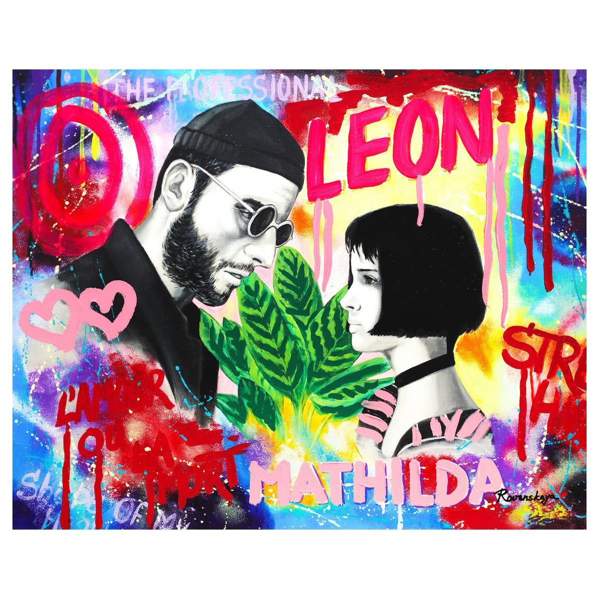 Nastya Rovenskaya- Mixed Media "Leon"