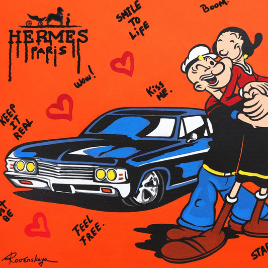 Nastya Rovenskaya- Mixed Media "Classic Love"