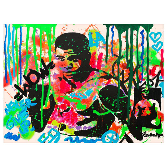 Nastya Rovenskaya- Mixed Media "Ready To Fight"