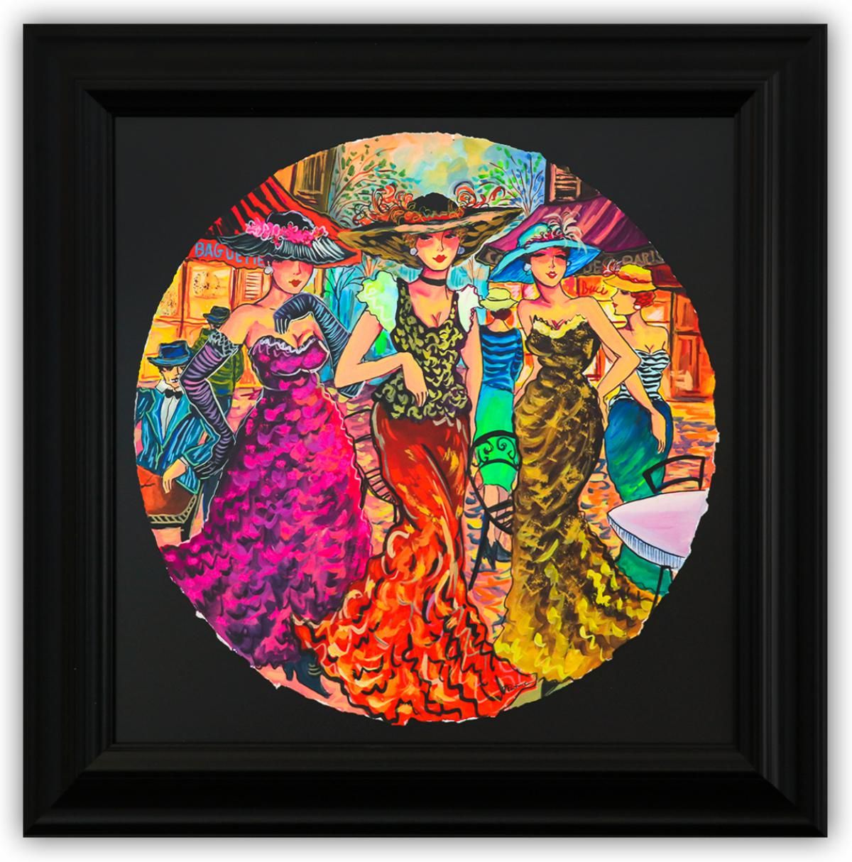 Patricia Govezensky- Original Watercolor "Coco in Paris"
