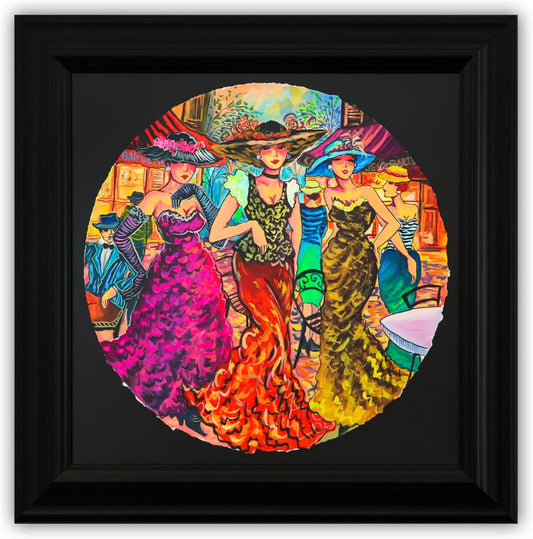 Patricia Govezensky- Original Watercolor "Coco in Paris"