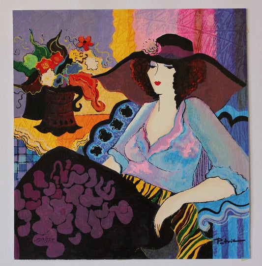Patricia Govezensky- Original Serigraph on Paper "Noa"