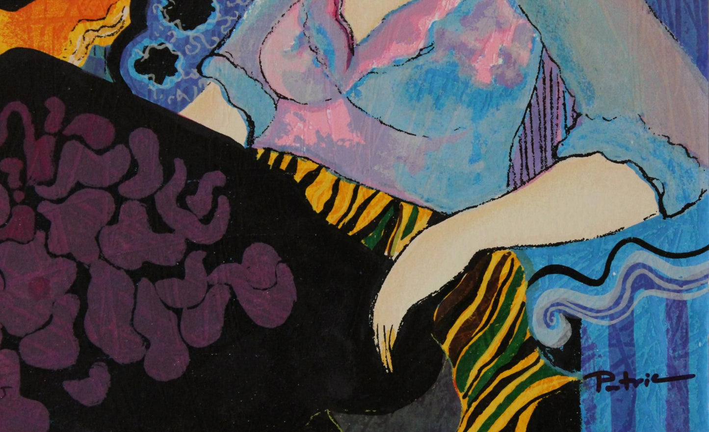Patricia Govezensky- Original Serigraph on Paper "Noa"
