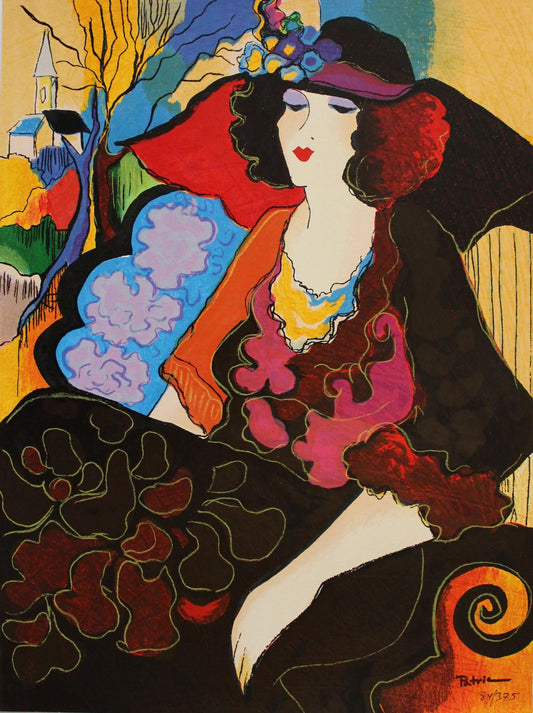 Patricia Govezensky- Original Serigraph on Paper "Elizabeth"