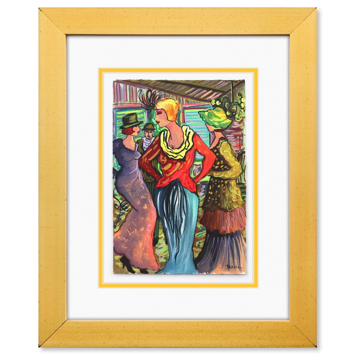 Patricia Govezensky- Original Watercolor "Attention"