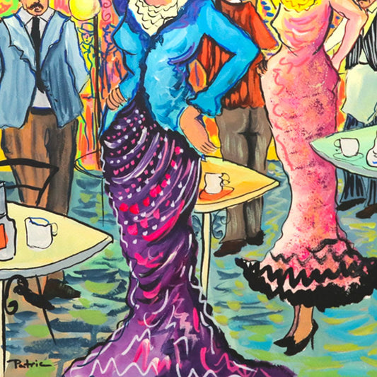 Patricia Govezensky- Original Watercolor "Expectations"