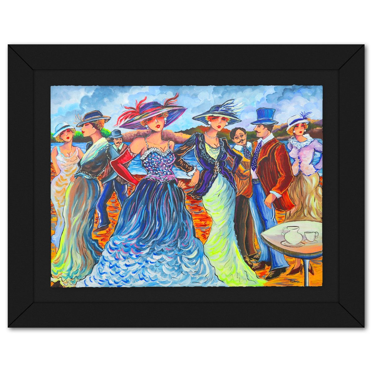 Patricia Govezensky- Original Watercolor "Fluorescent Veins"