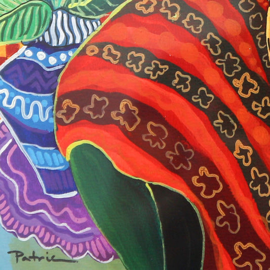 Patricia Govezensky- Original Watercolor "Blurred Pathways"