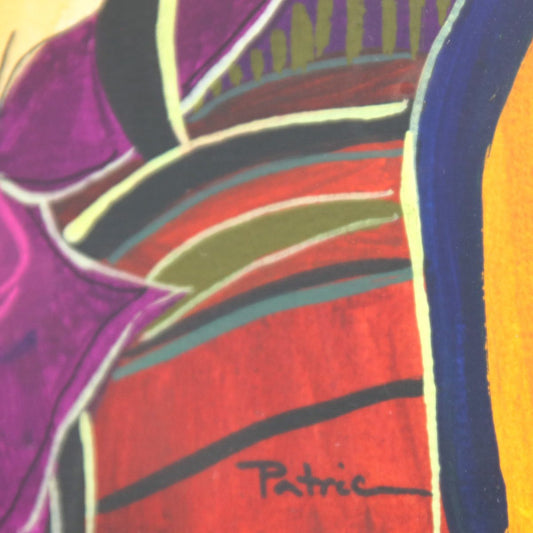 Patricia Govezensky- Original Watercolor "Coded Emotions"