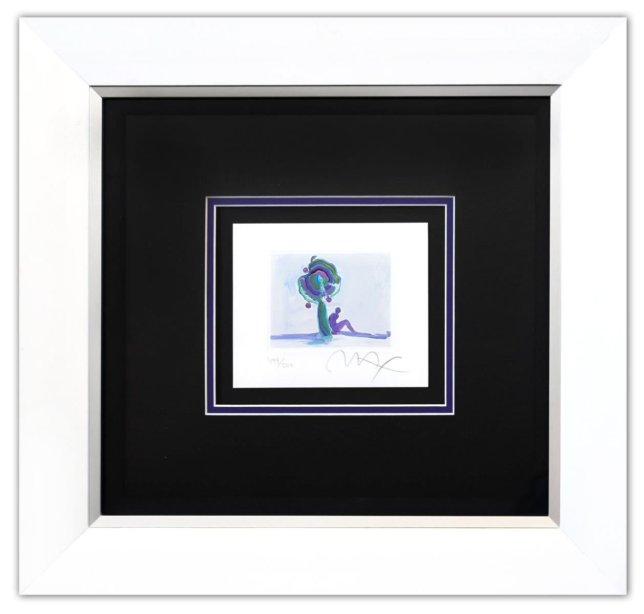 Peter Max- Original Lithograph "Figure Under Tree (Mini)"