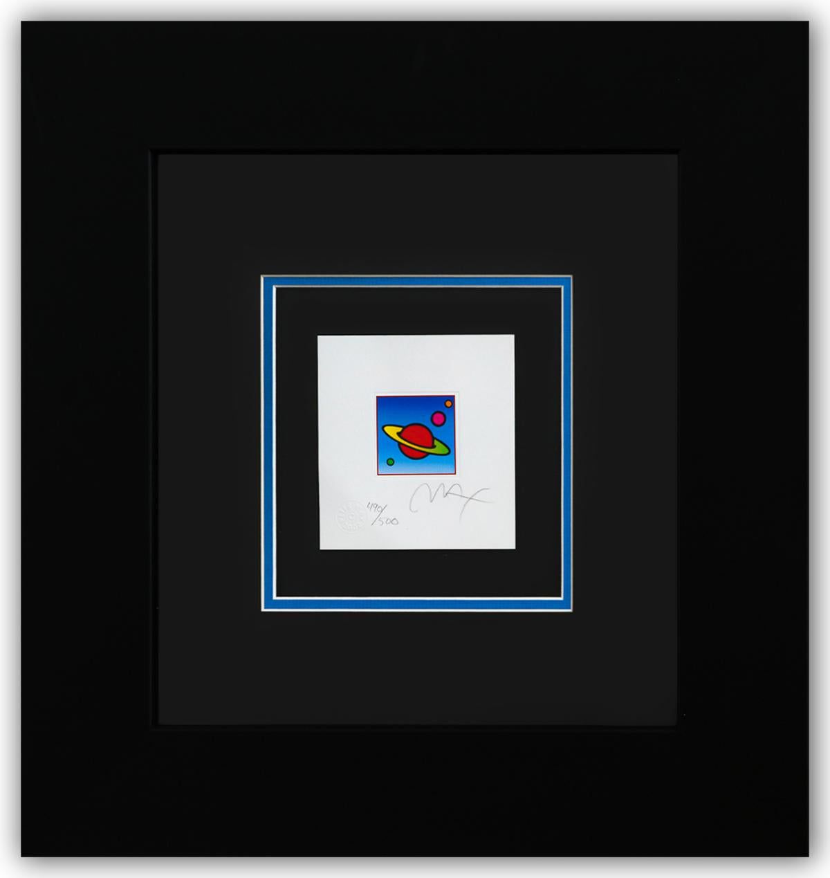 Peter Max- Original Lithograph "Cosmic Saturn"