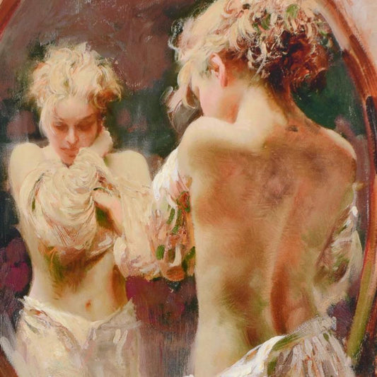 Pino (1939-2010)- Hand Embellished Giclee on Canvas "Contemplation"