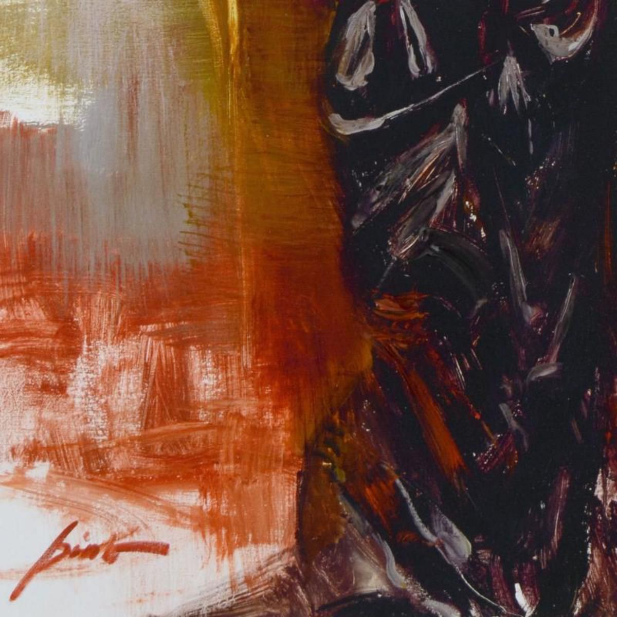 Pino (1939-2010)- Hand Embellished Giclee on Canvas "Evening Elegance"