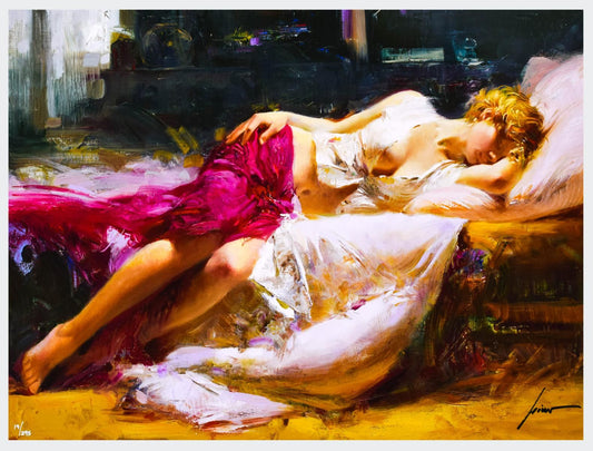 Pino (1939-2010)- Giclee on paper "Dreaming in Color"
