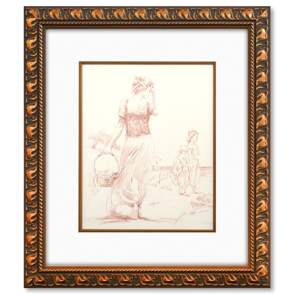 Pino (1939-2010)- Original Drawing on Paper "Untitled"