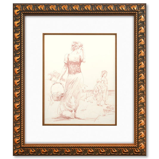 Pino (1939-2010)- Original Drawing on Paper "Untitled"