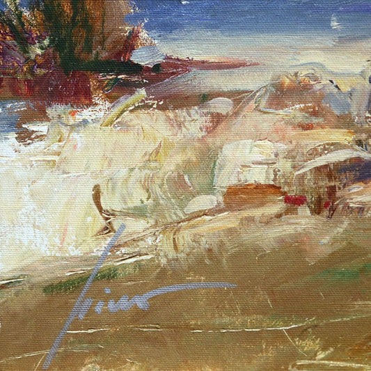 Pino (1939-2010)- Giclee on canvas "Hand in Hand"