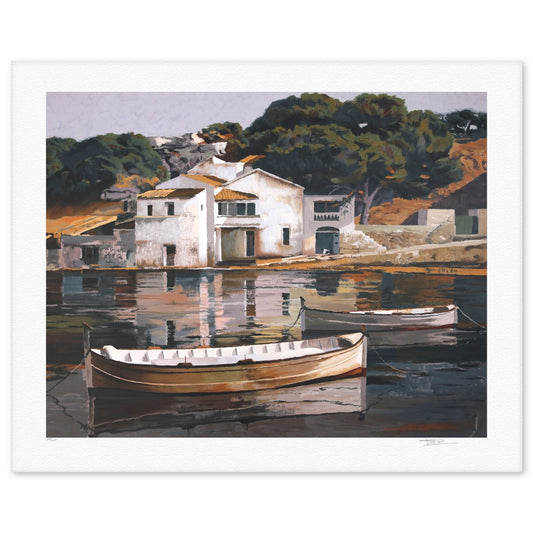 Poch Romeu- Silkscreen "Puerto de Mahon"