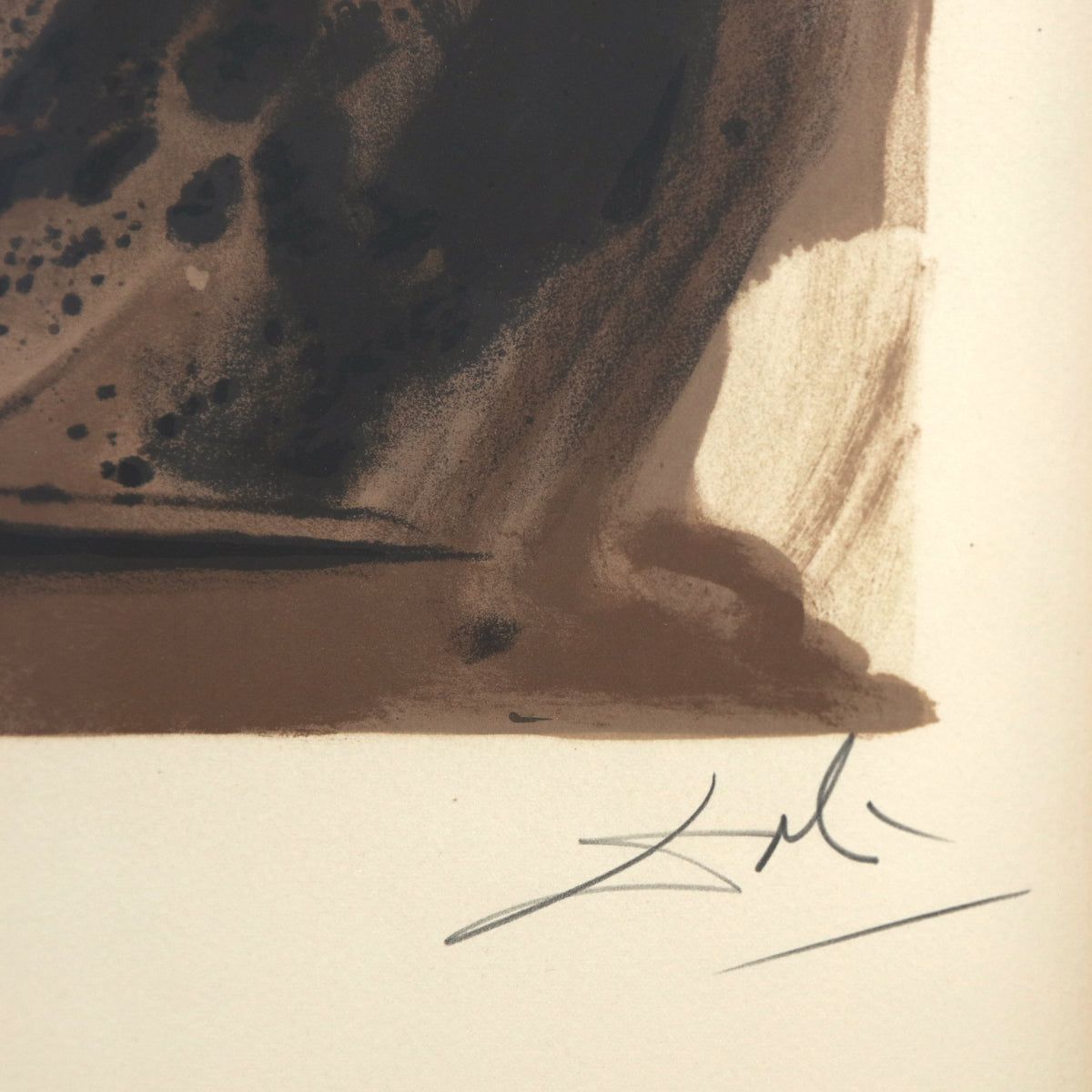 Salvador Dali- Original Lithograph "A voice is heard"