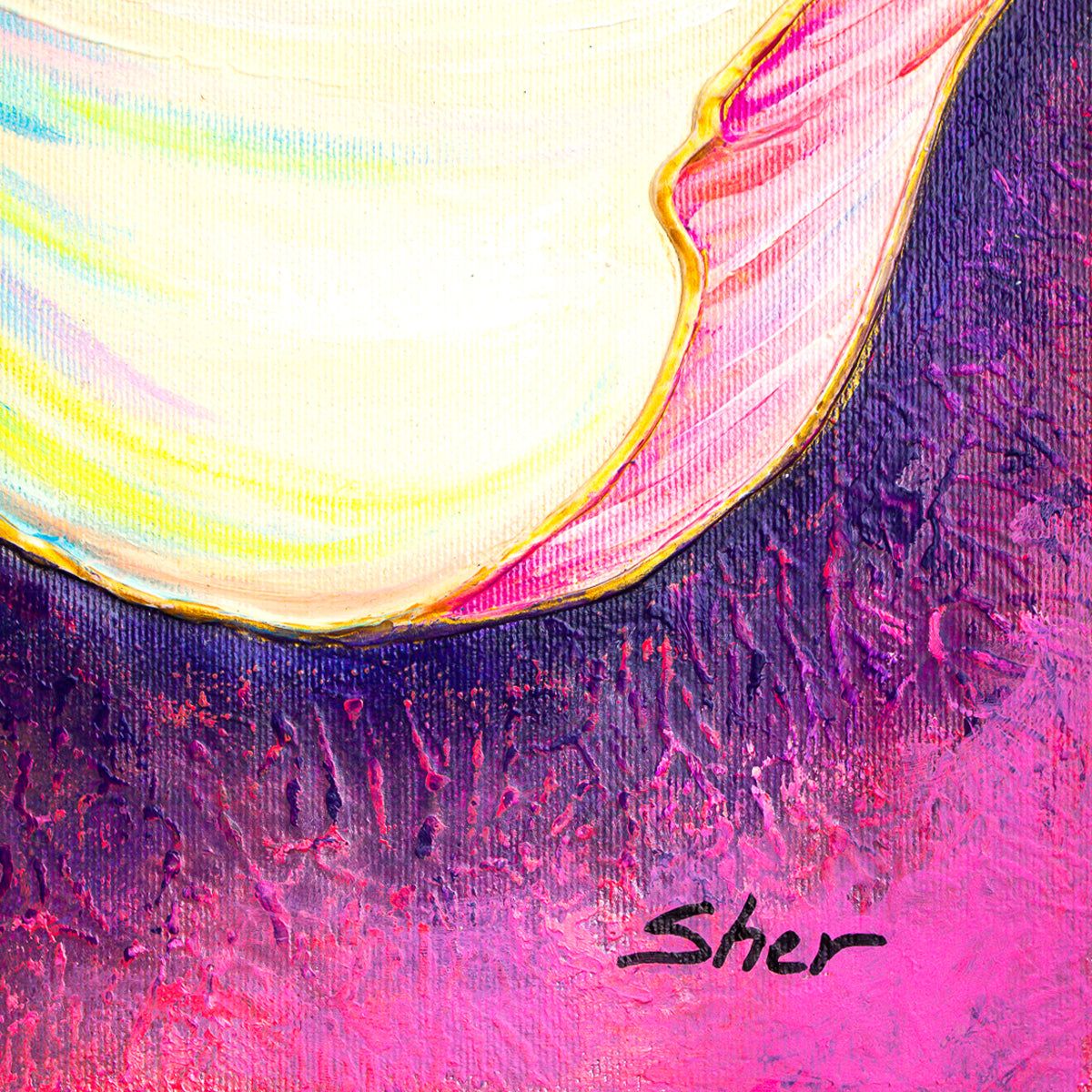 Svyatoslav Shyrochuk- Original Oil on Canvas "White"