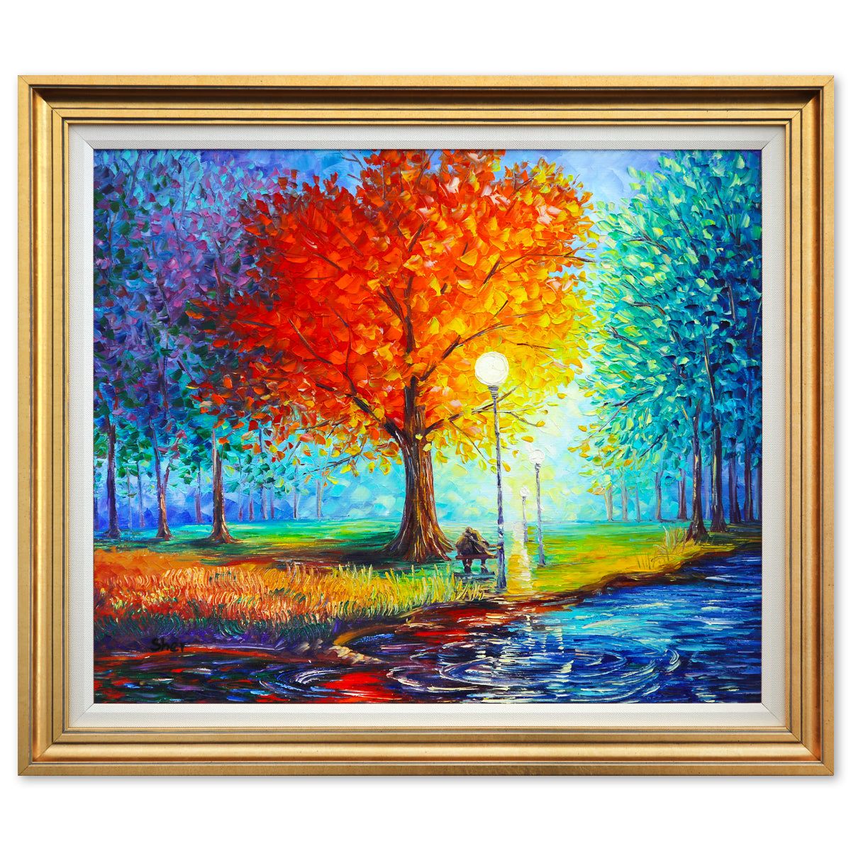Svyatoslav Shyrochuk- Original Oil on Canvas "Autumn Serenade"