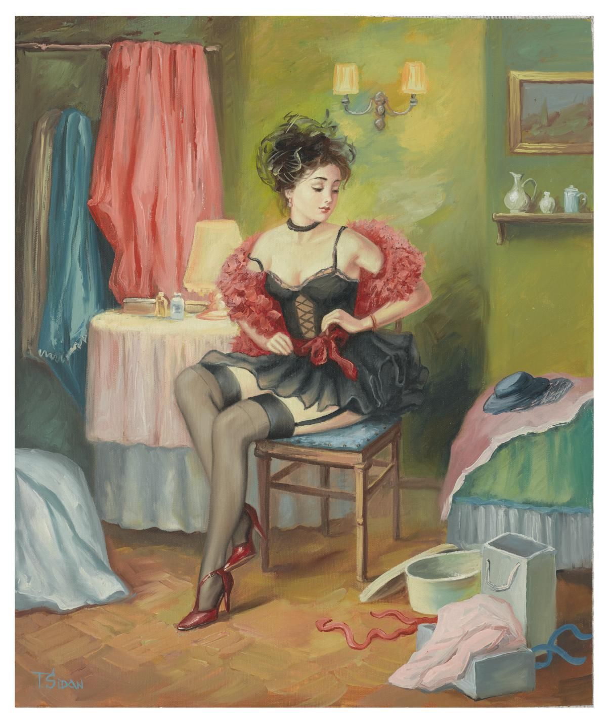 Taras Sidan- Original Oil on Canvas "Rebecca"