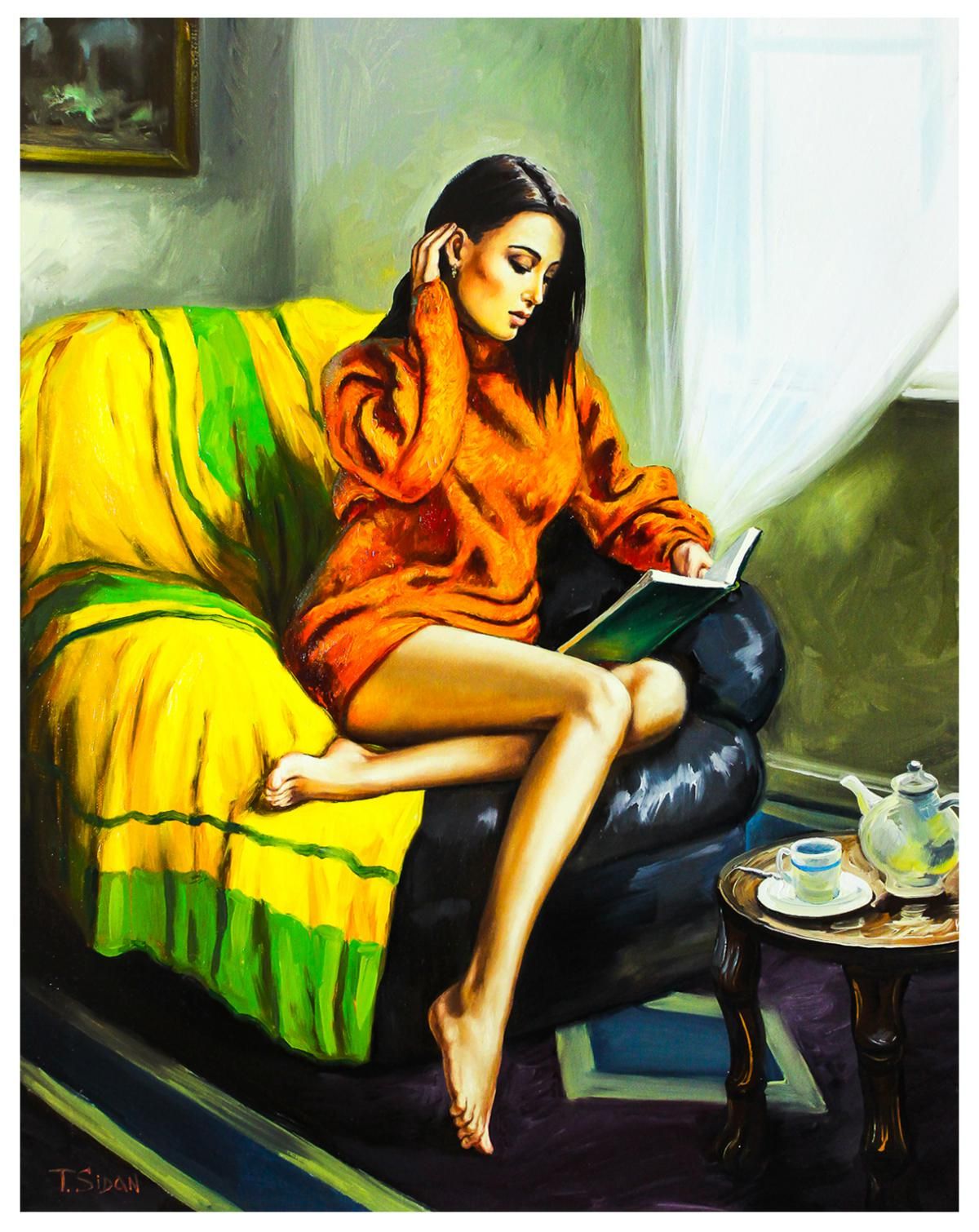 Taras Sidan- Original Oil on Canvas "Juana"