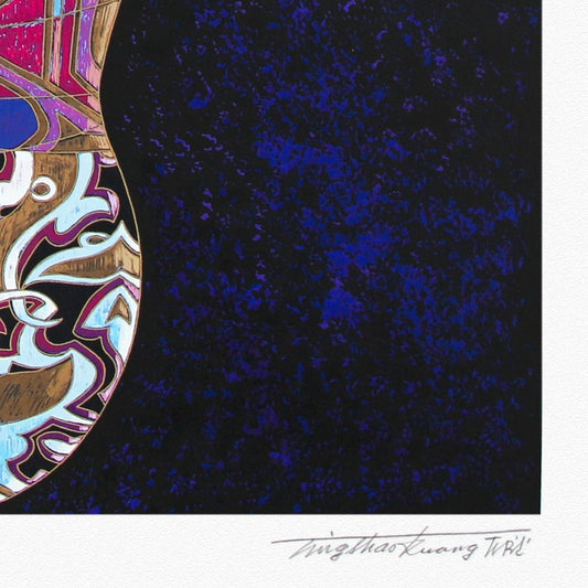 Ting Kuang- Silkscreen "Heart to Heart"