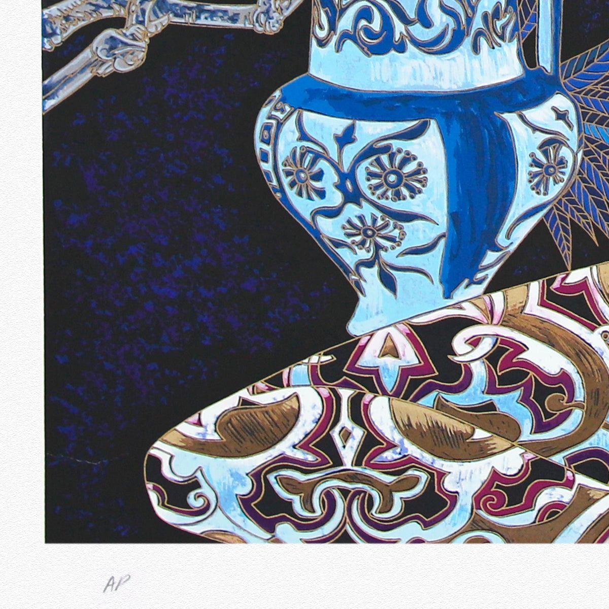 Ting Kuang- Silkscreen "Heart to Heart"
