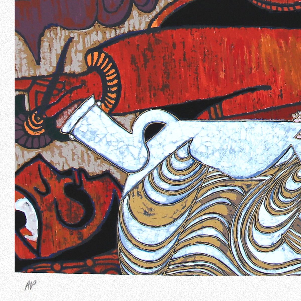 Ting Kuang- Silkscreen "Eastern Song"