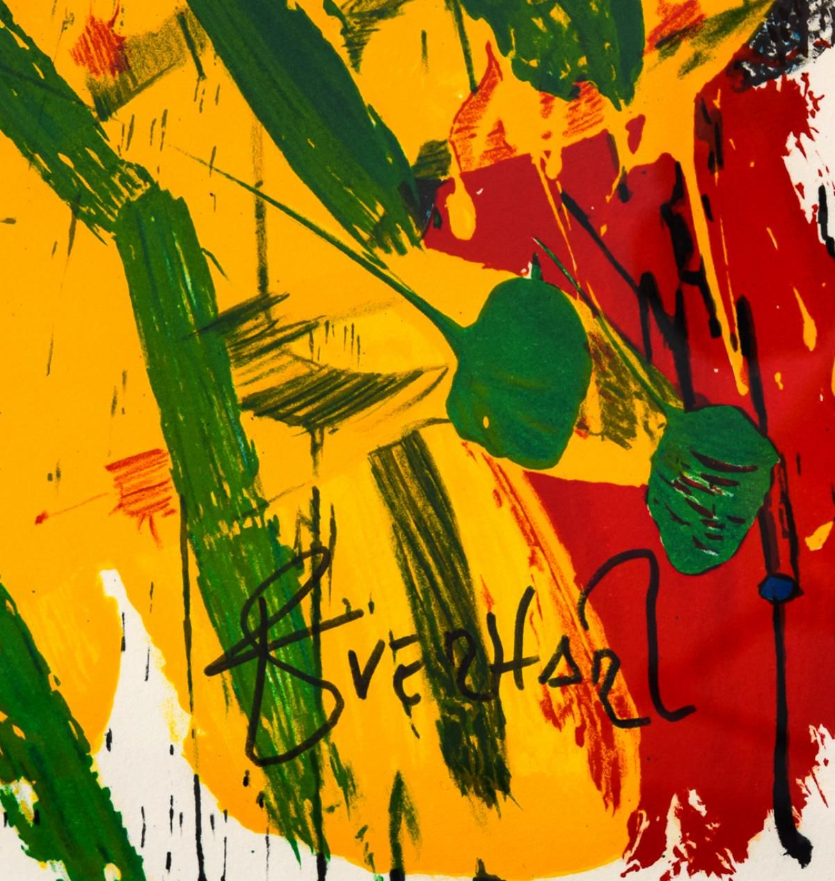 Tom Everhart- Hand Pulled Original Lithograph "It's the Hat That Makes the Dude"