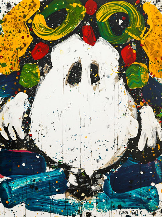 Tom Everhart- Hand Pulled Original Lithograph "Ace Face"