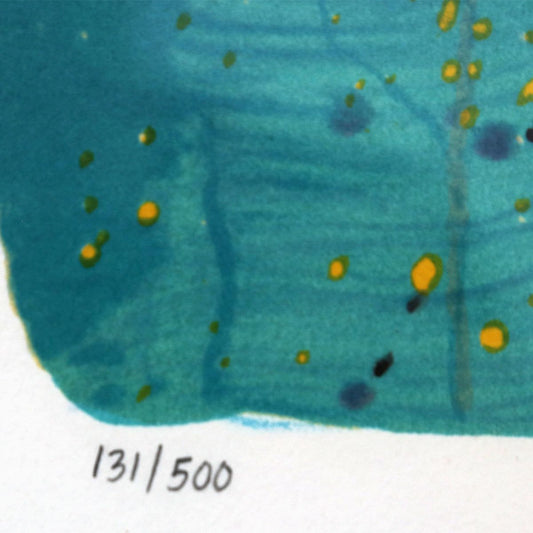 Tom Everhart- Hand Pulled Original Lithograph "Bora Bora Boogie Bored"