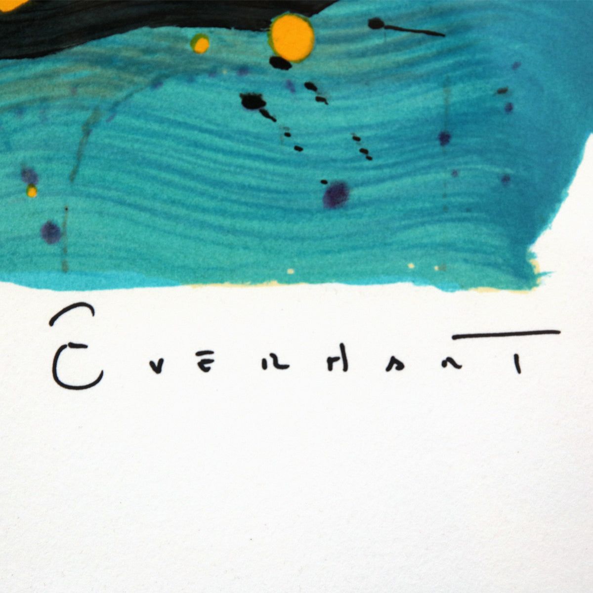 Tom Everhart- Hand Pulled Original Lithograph "Bora Bora Boogie Bored"
