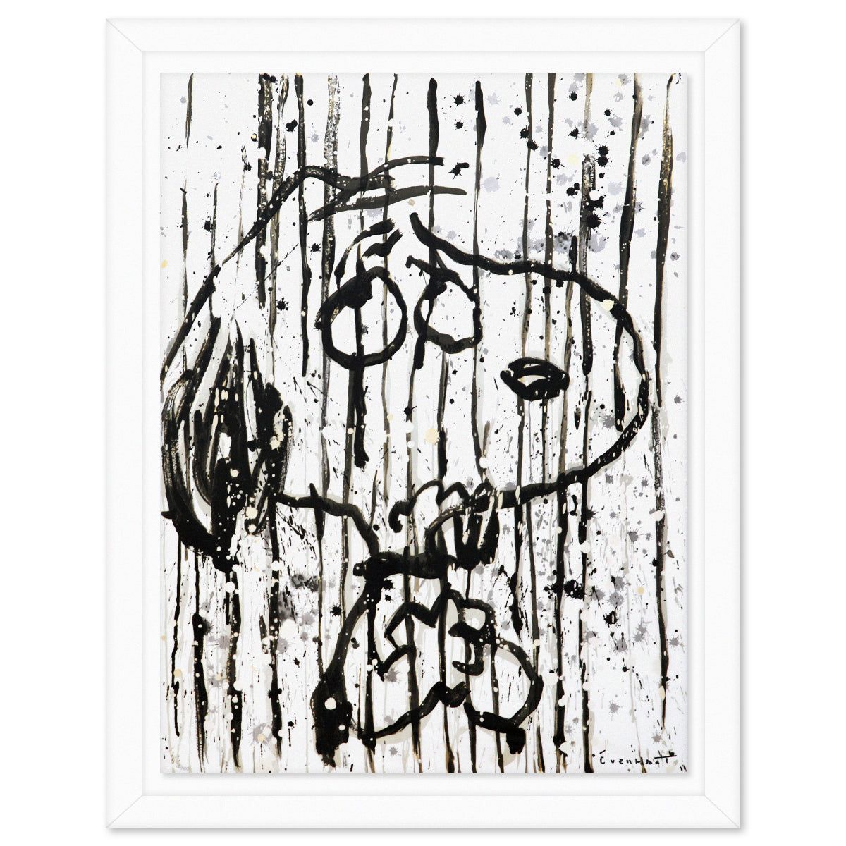 Tom Everhart- Hand Pulled Original Lithograph "Dancing In The Rain"