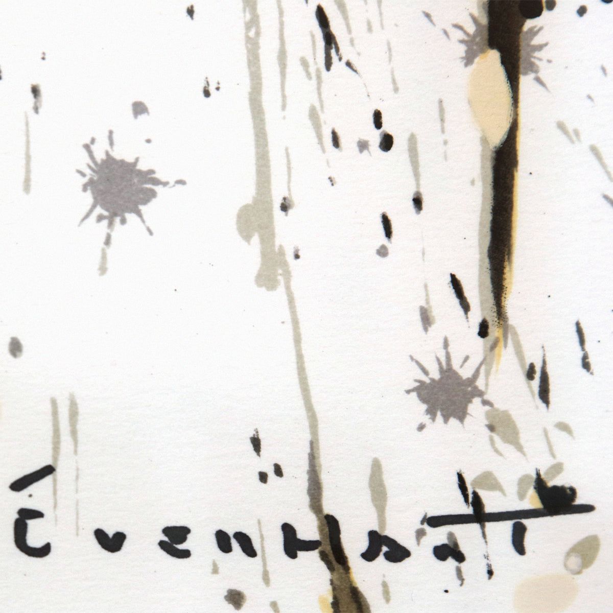 Tom Everhart- Hand Pulled Original Lithograph "Dancing In The Rain"
