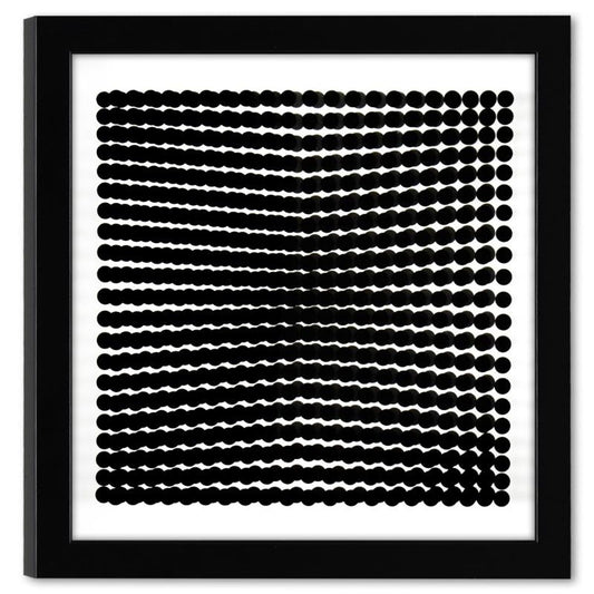 Victor Vasarely (1908-1997), "Trois Dimensions Optique de la serie Cinetiques" Framed 1973 Dimensional Art with Letter of Authenticity
