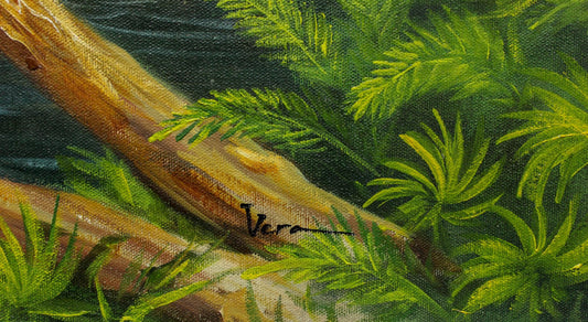 Vera V. Goncharenko- Original Oil on Canvas "Hunt"