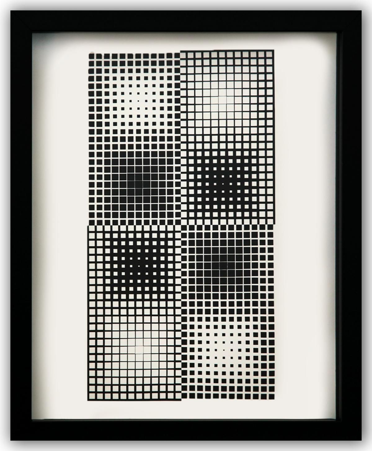 Victor Vasarely- Heliogravure Print "Untitled"