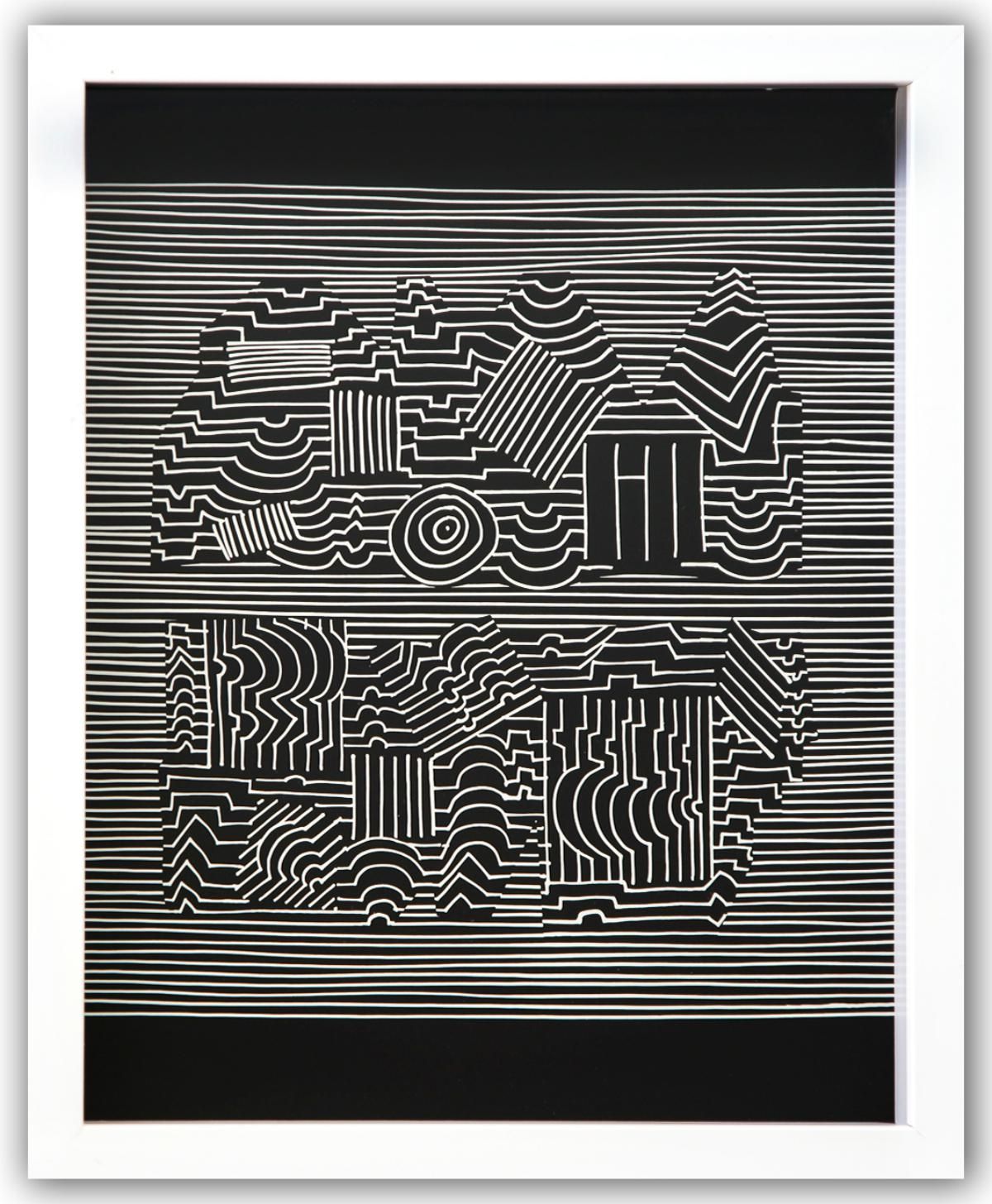 Victor Vasarely- Heliogravure Print "Untitled"