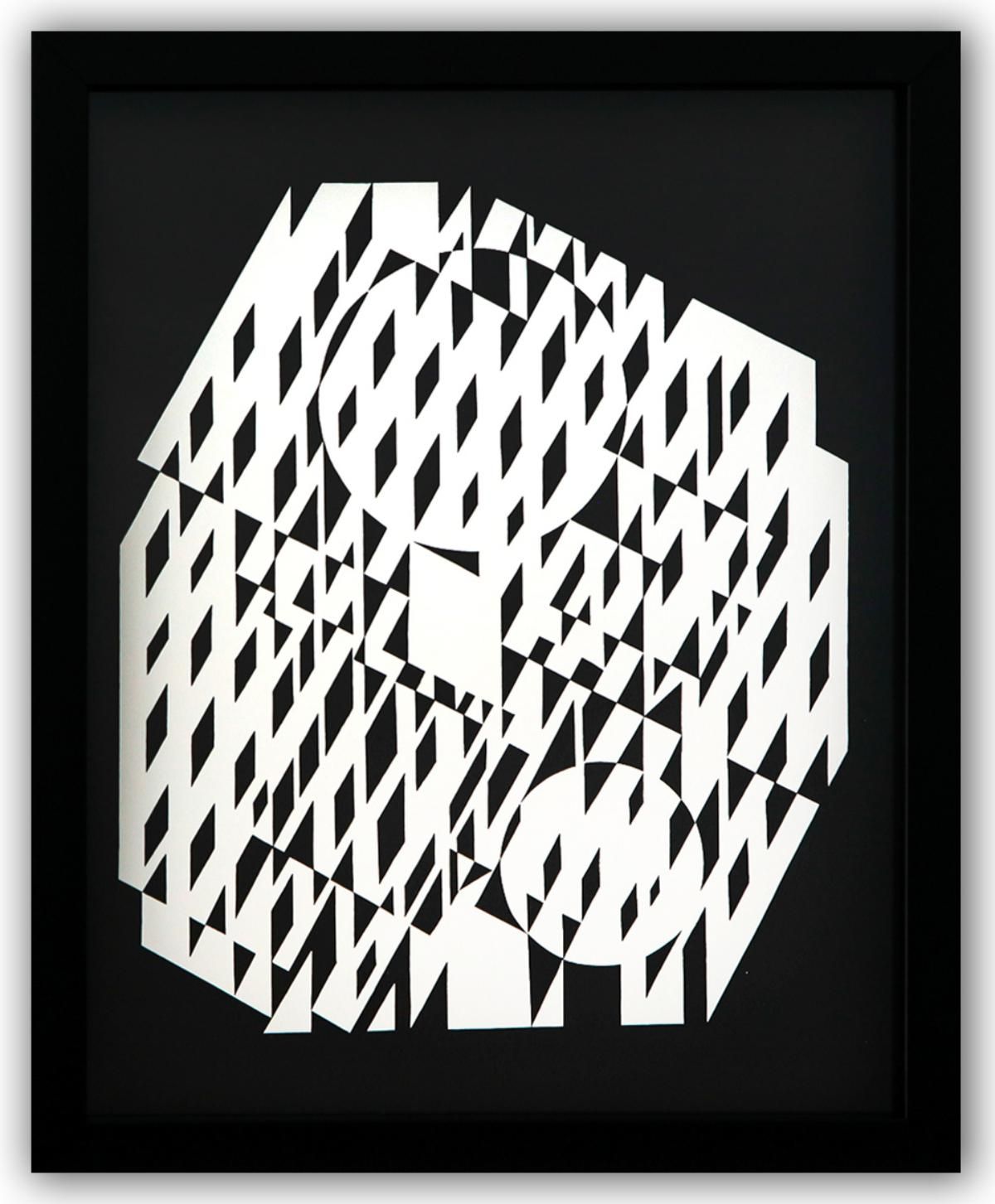 Victor Vasarely- Heliogravure Print "Untitled"