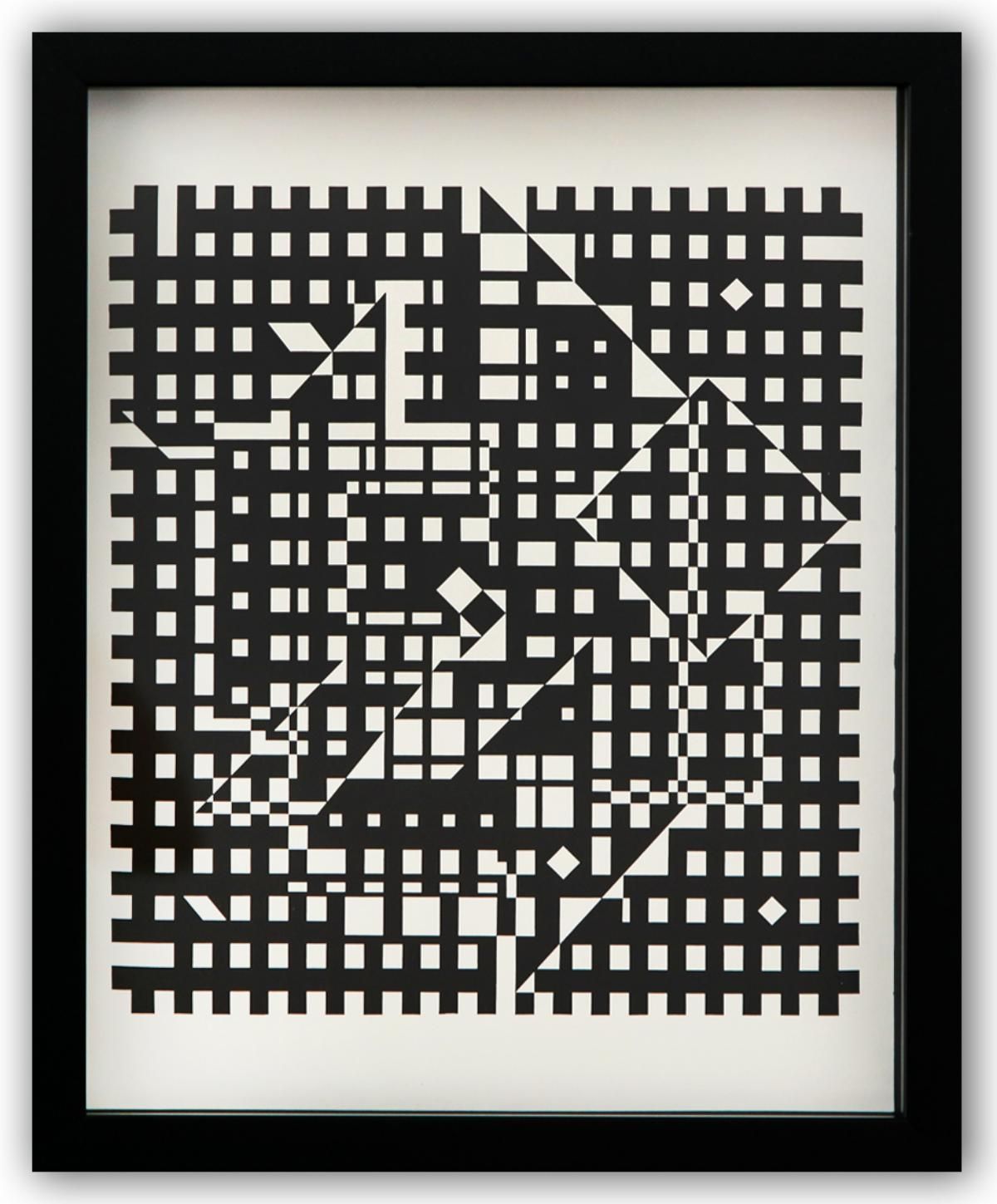 Victor Vasarely- Heliogravure Print "Untitled"