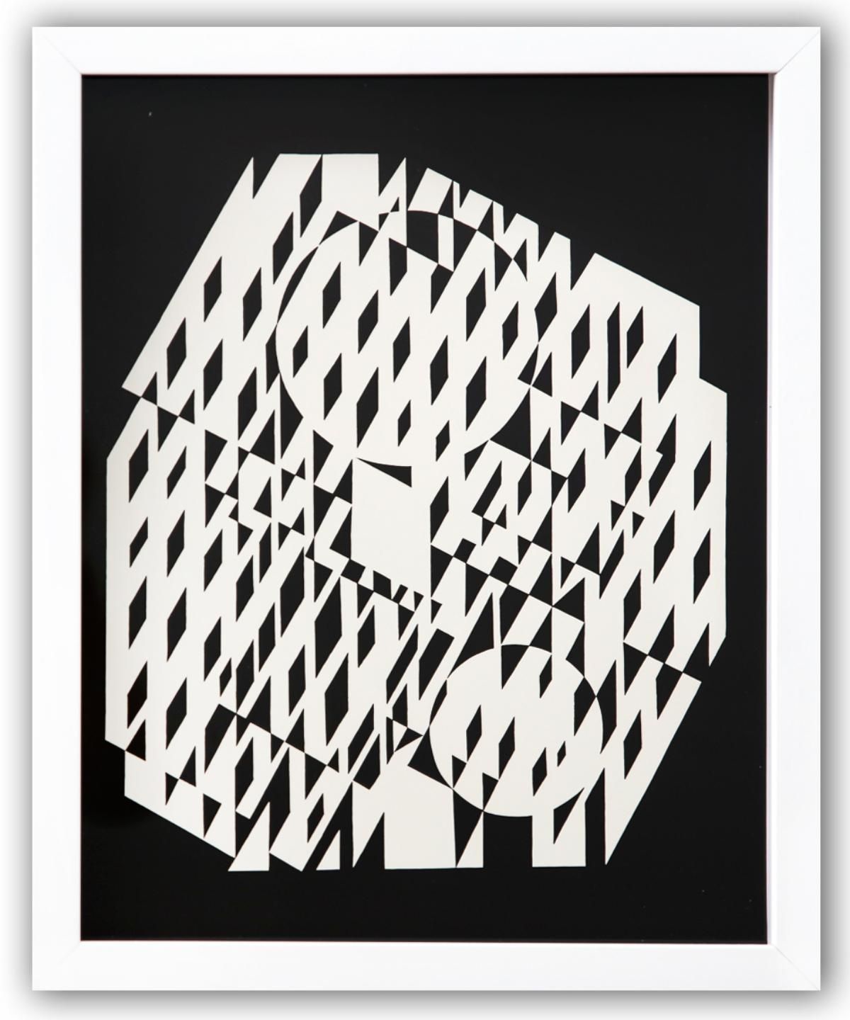 Victor Vasarely- Heliogravure Print "Untitled"