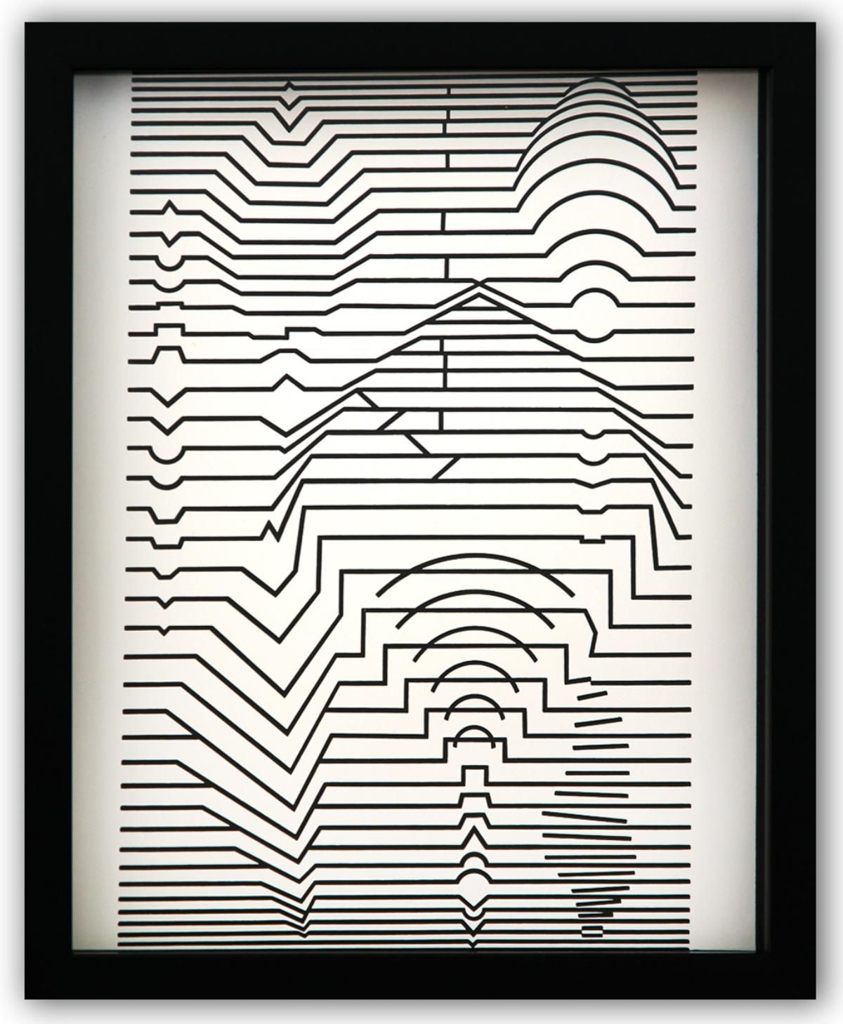 Victor Vasarely- Heliogravure Print "Untitled"