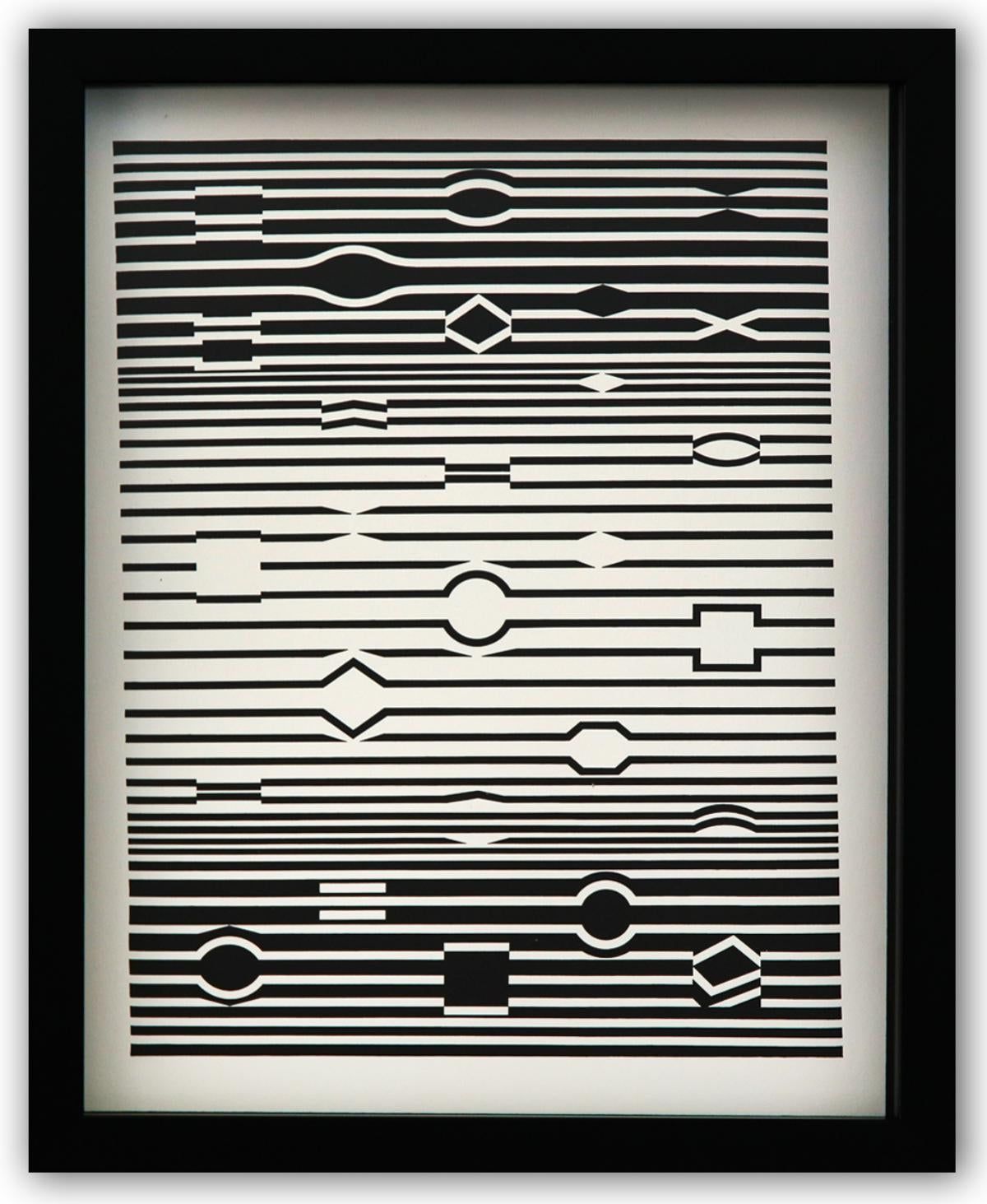 Victor Vasarely- Heliogravure Print "Untitled"