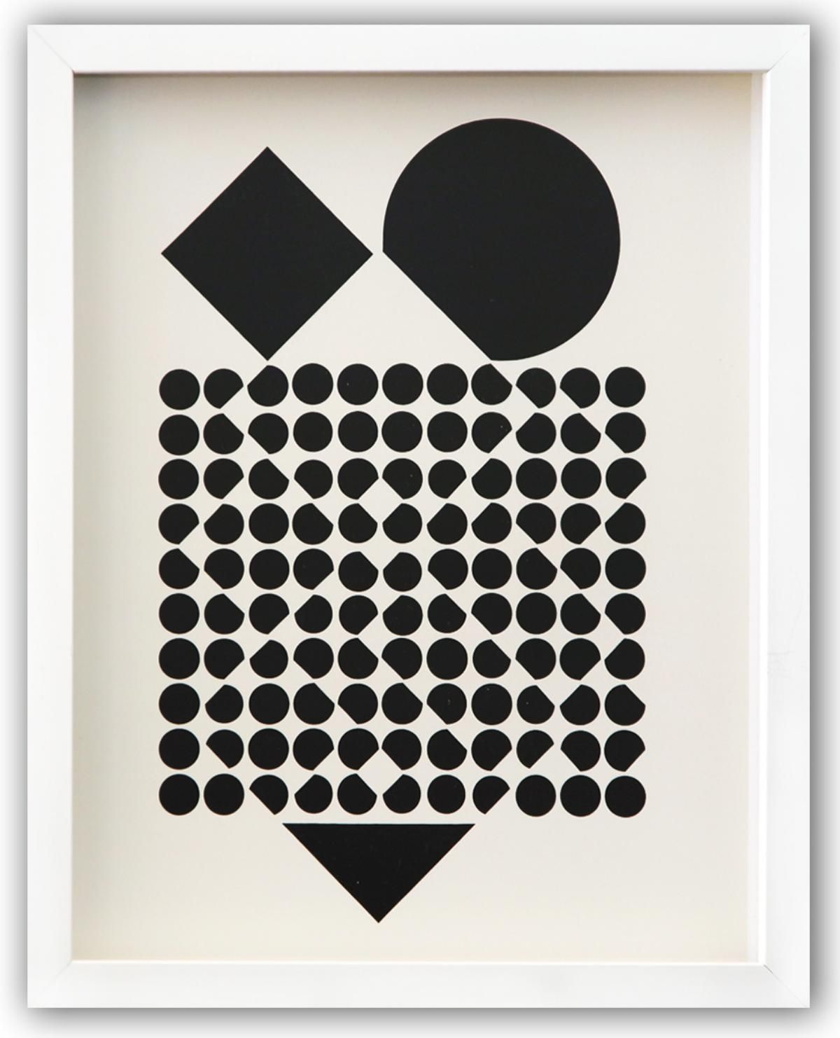 Victor Vasarely- Heliogravure Print "Untitled"